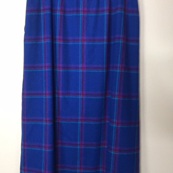 Vintage Pendleton miss pleated 100% pure wool skirt made in USA size 14 - Picture 9 of 13